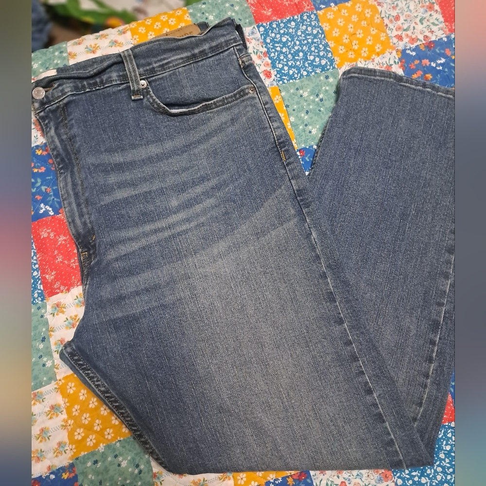 Men's Levi Strauss Signature Straight Denim Jeans 44x32